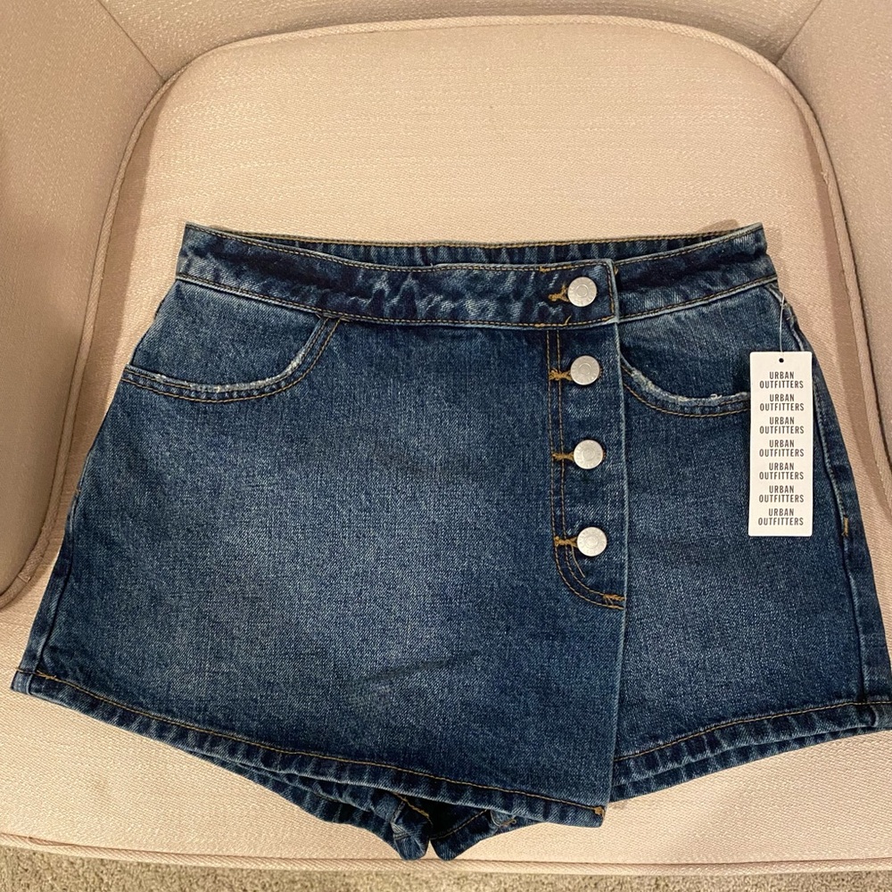 Denim Skort